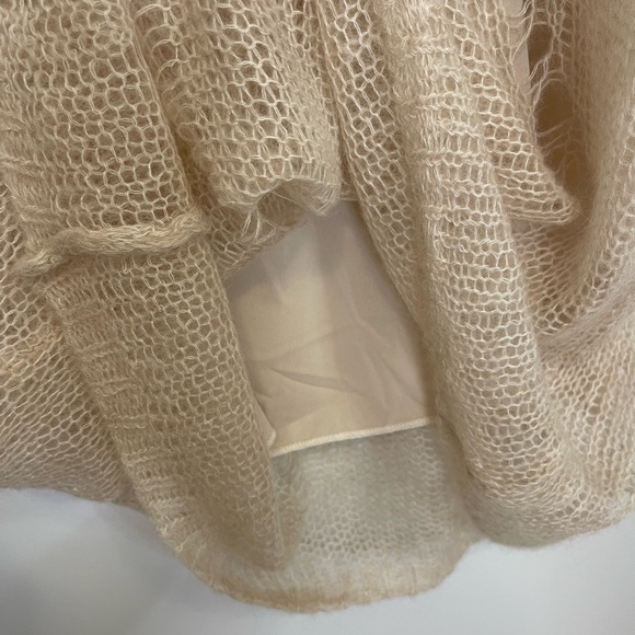 Wool Blend Dress with Rips - Picture 6 of 7